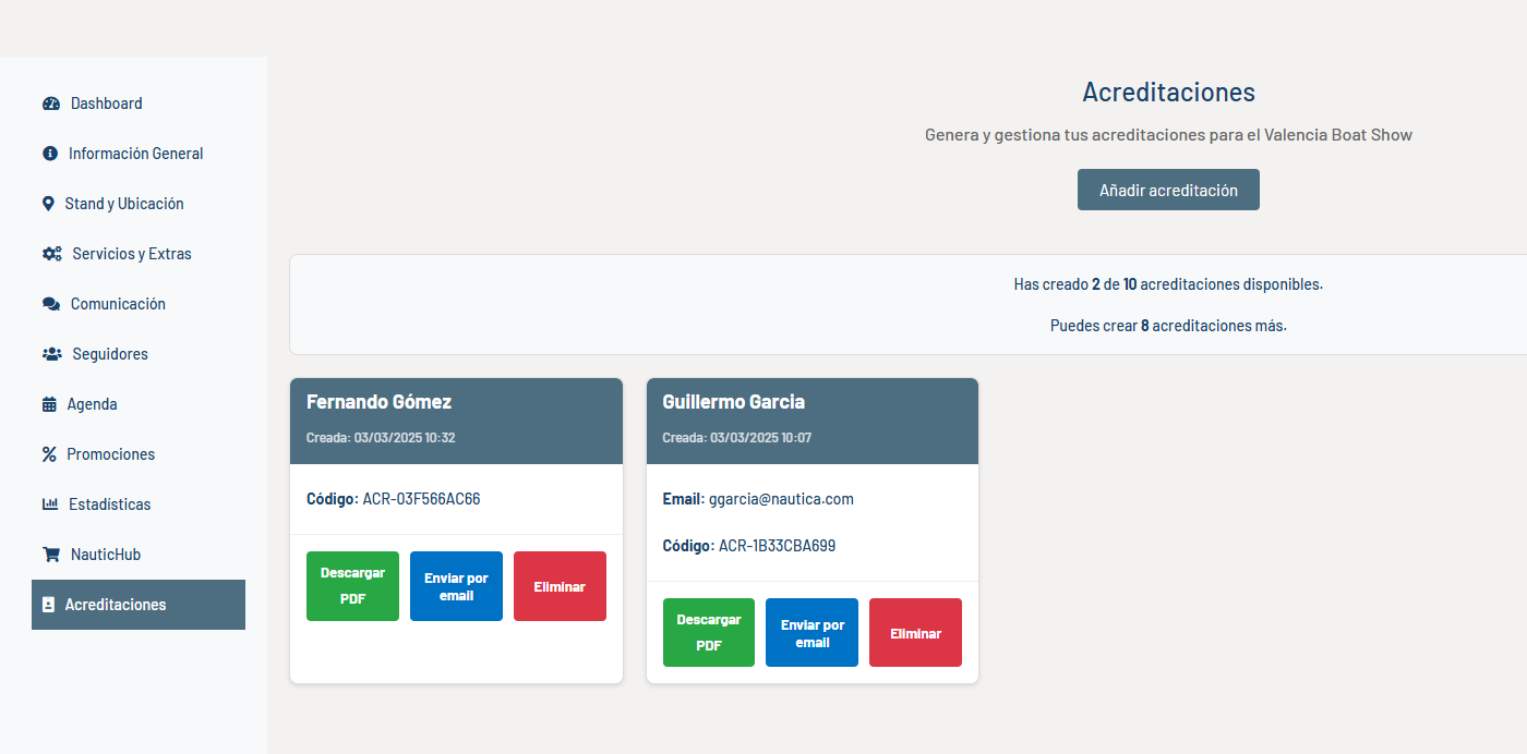 Acreditaciones