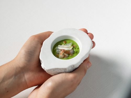 Plato de alta cocina del restaurante La Sucursal